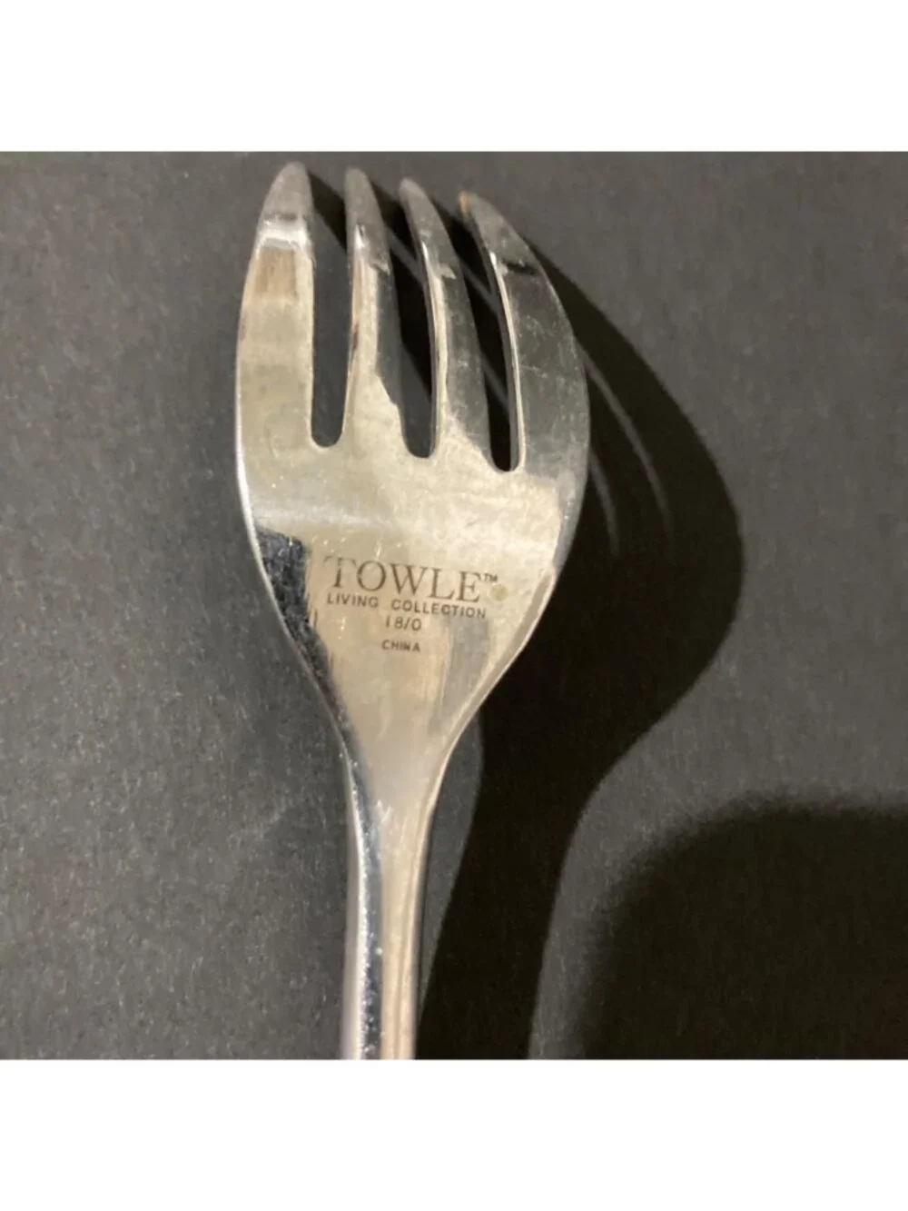 Towle Living Collection Wave Stainless Steel Fork Lot of 8